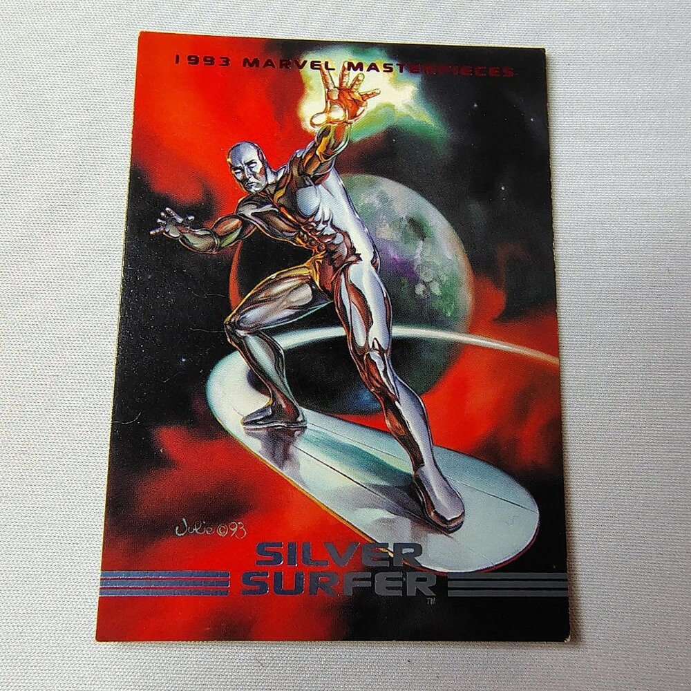 1993 Marvel Masterpieces Silver Surfer Trading Card #11